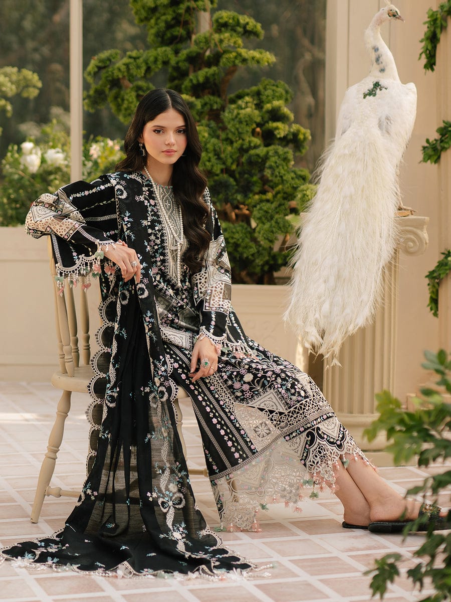 Embroidered Lawn 3-Piece with Chiffon Dupatta – BL-042
