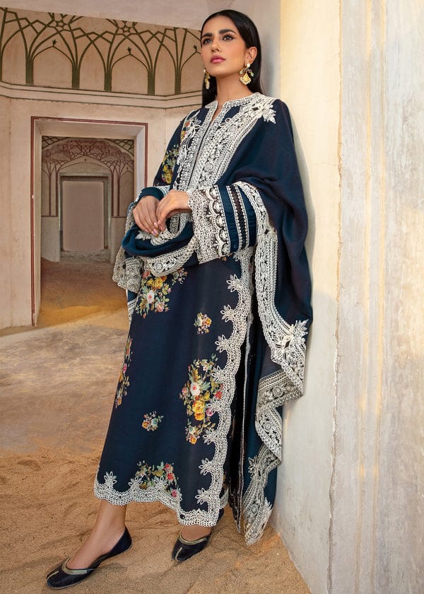 Embroidered Lawn 3-Piece with Chiffon Dupatta – BL-077