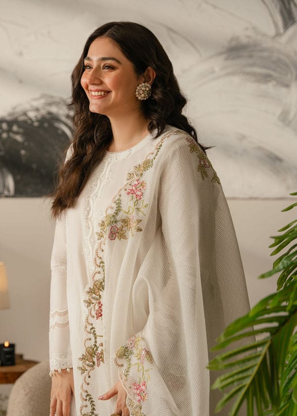 Embroidered Lawn 3-Piece with Chiffon Dupatta – BL-095