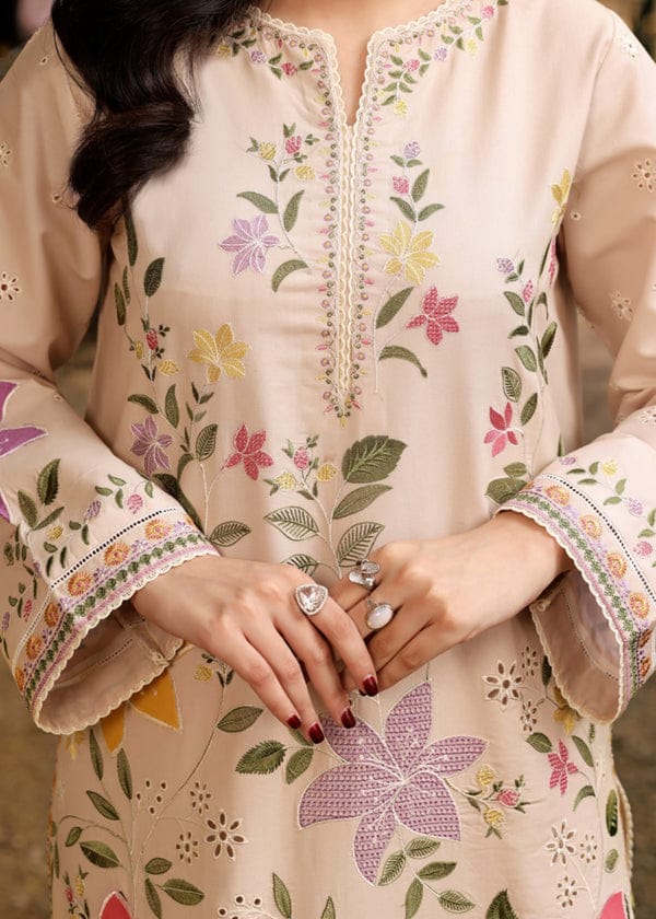 Embroidered Lawn 3-Piece with Chiffon Dupatta – BL-101