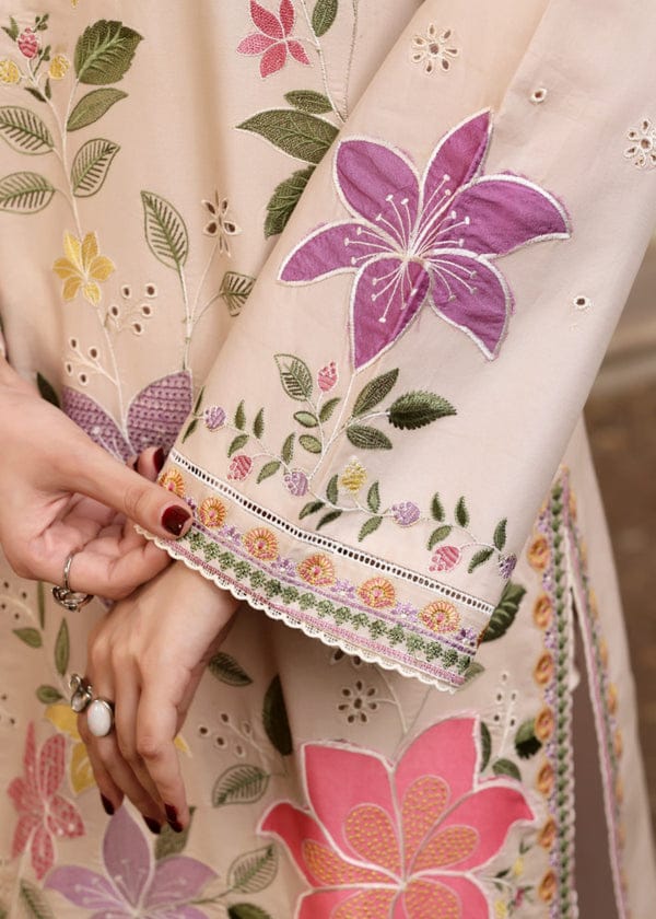 Embroidered Lawn 3-Piece with Chiffon Dupatta – BL-101