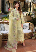 Embroidered Dhanak 3-Piece Suit with Embroidered Shawl - D-074